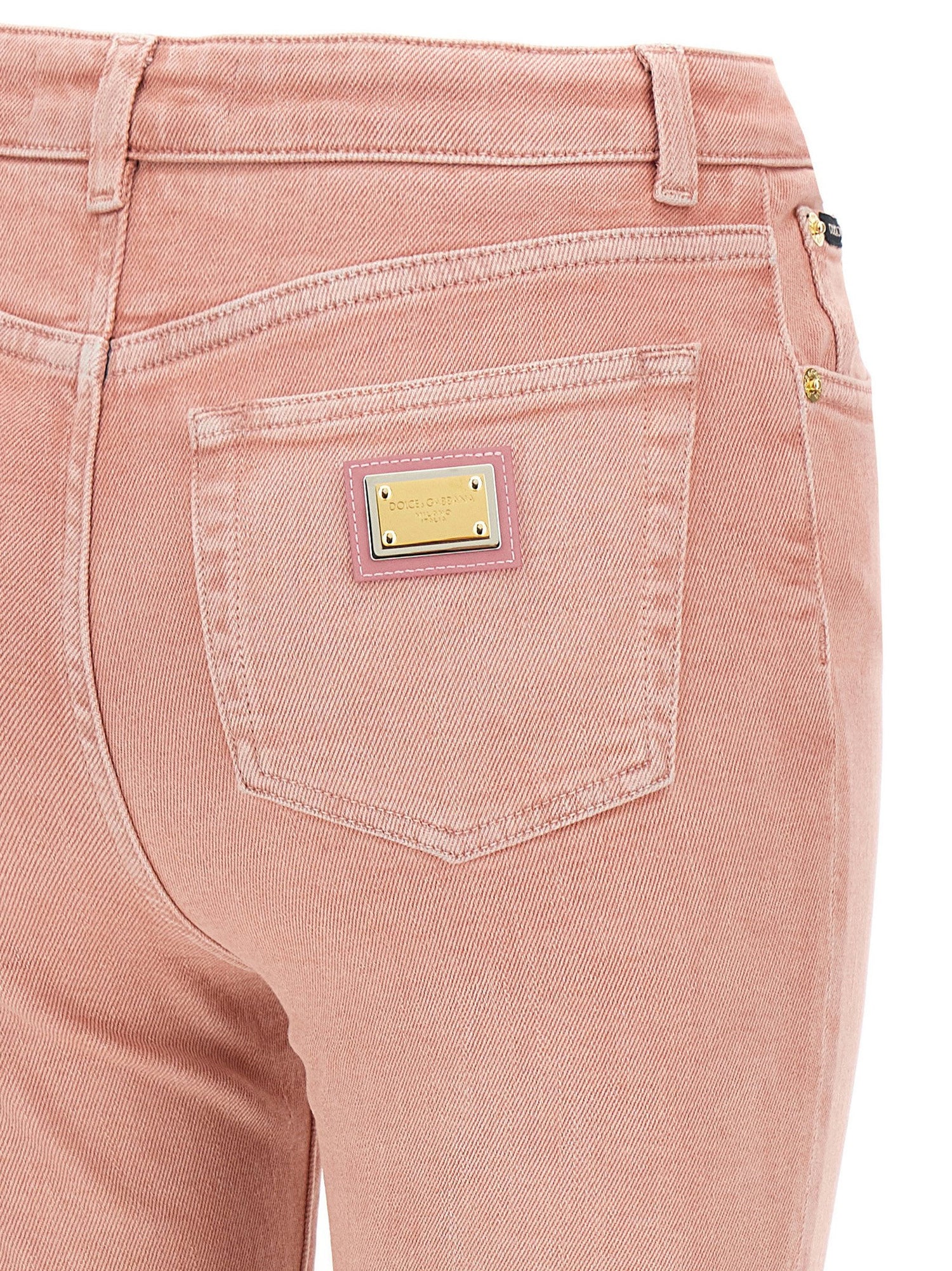 Dolce &amp; Gabbana High Waist Jeans Pink