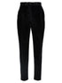 Dolce & Gabbana Velvet Tuxedo Pants Black