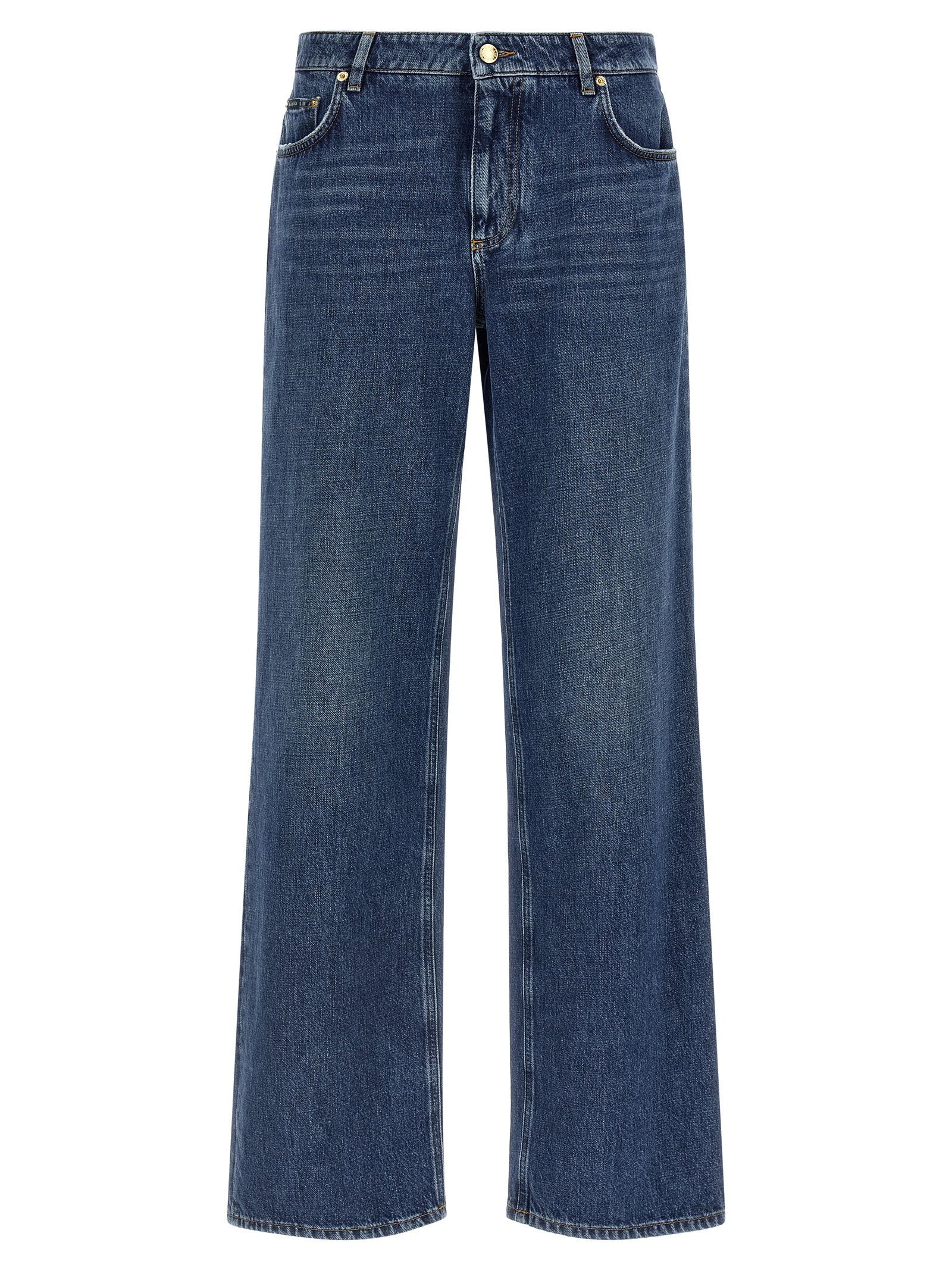Dolce &amp; Gabbana Wide Leg Jeans Blue