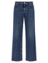Dolce & Gabbana Wide Leg Jeans Blue