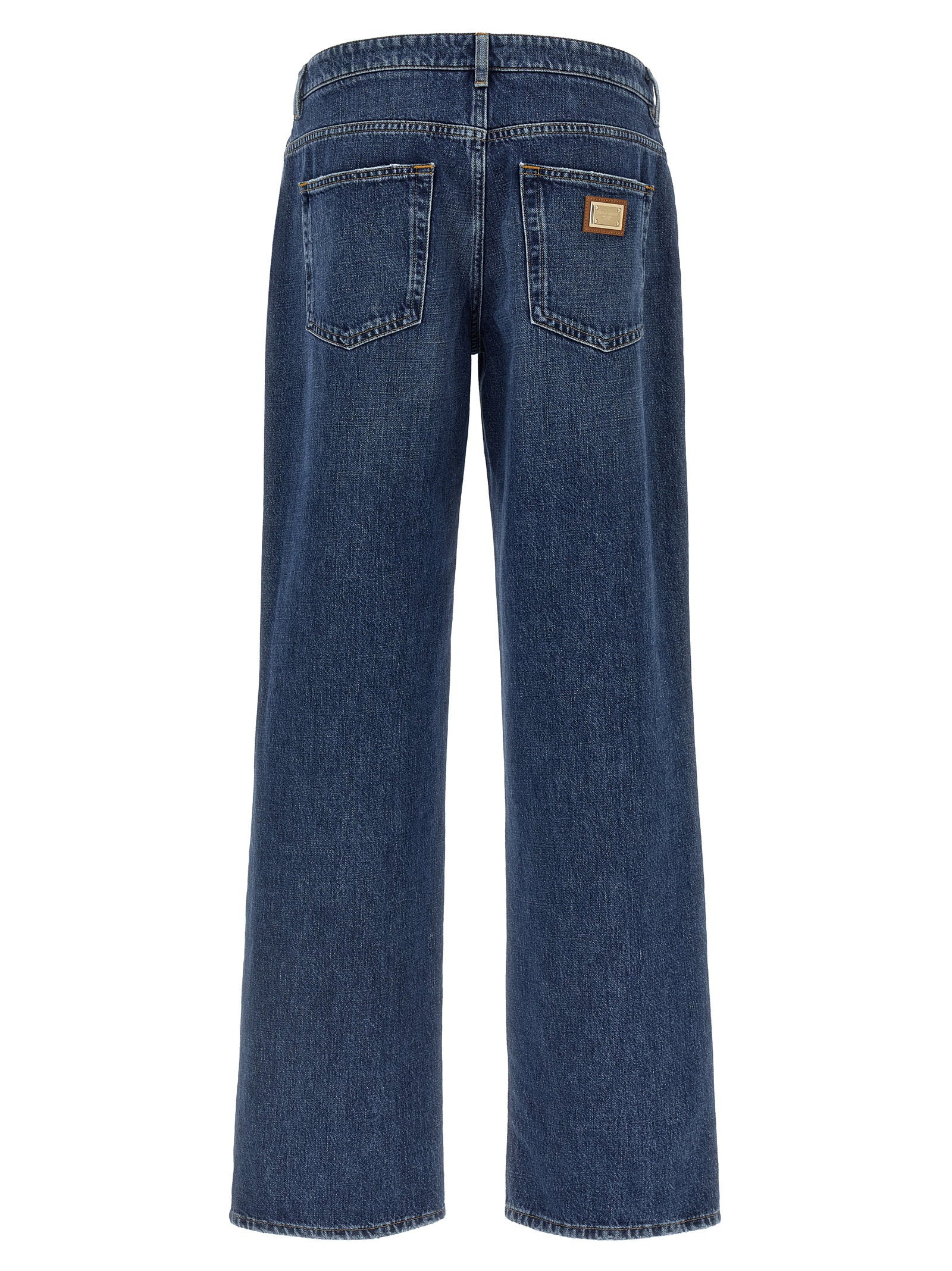 Dolce &amp; Gabbana Wide Leg Jeans Blue