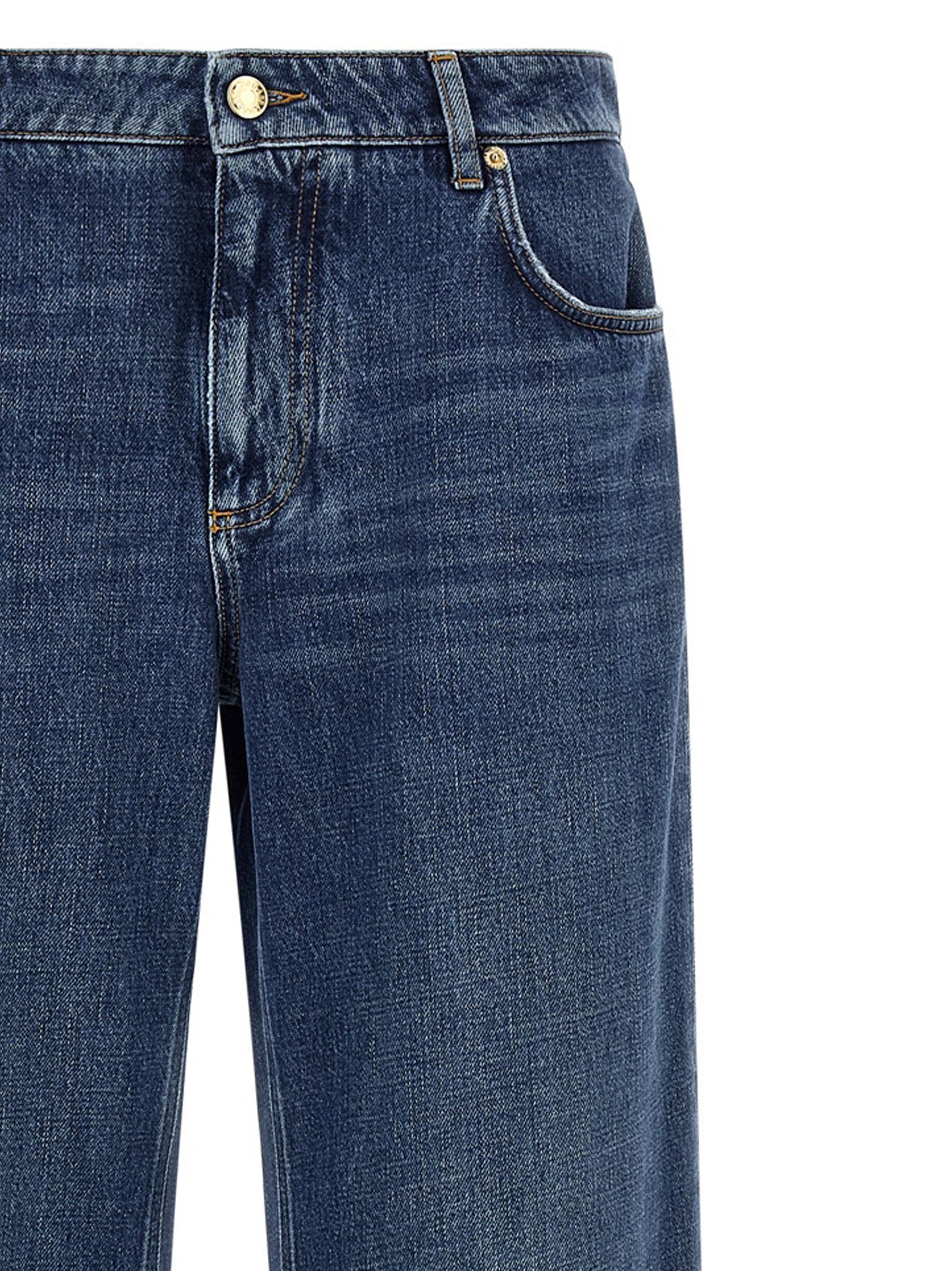 Dolce &amp; Gabbana Wide Leg Jeans Blue
