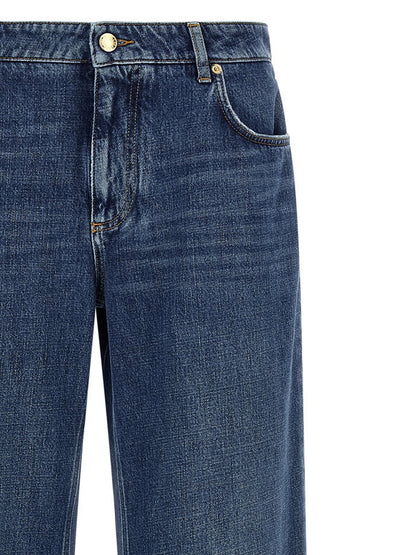 Dolce &amp; Gabbana Wide Leg Jeans Blue