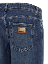 Dolce & Gabbana Wide Leg Jeans Blue
