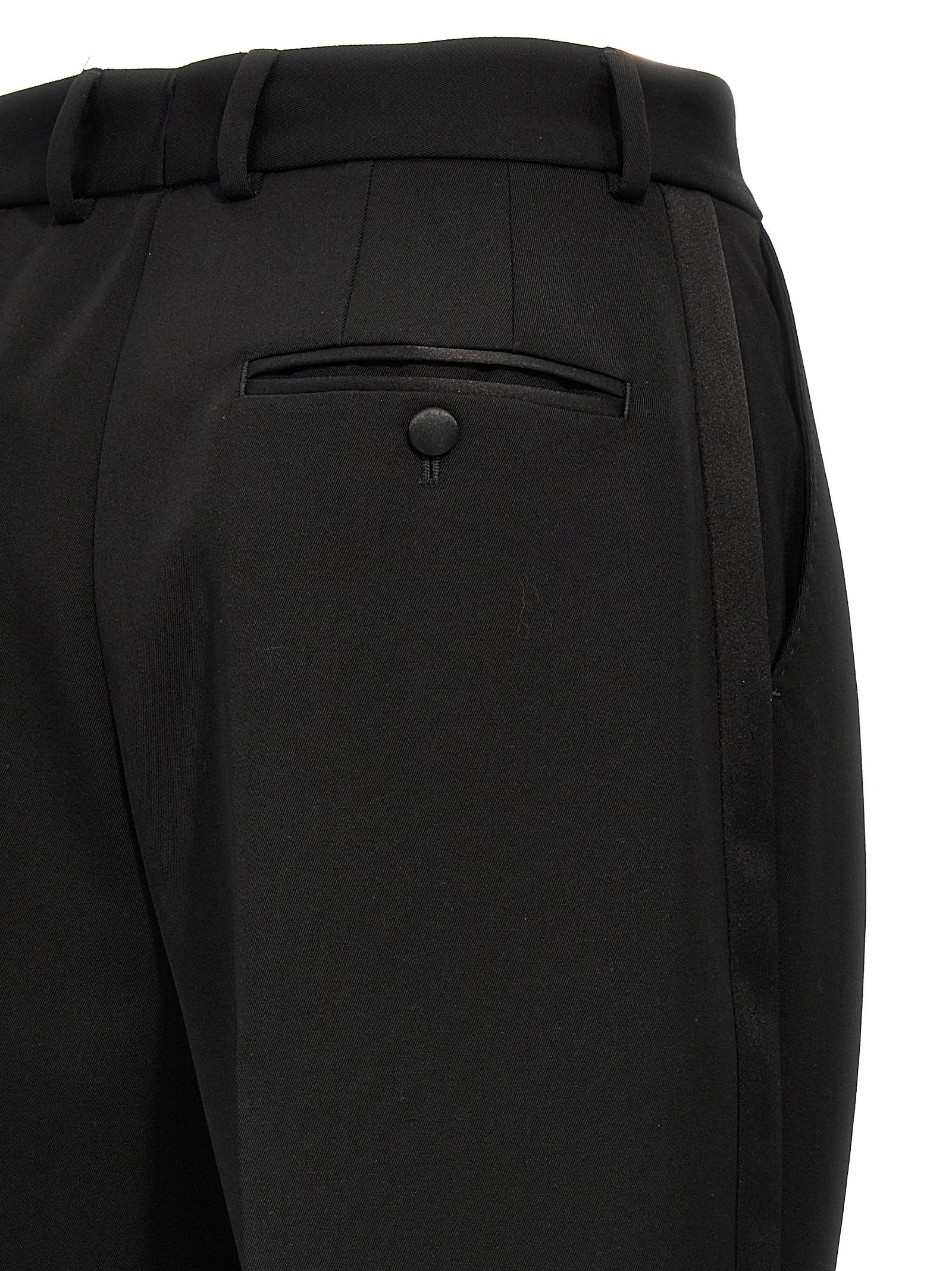 Dolce &amp; Gabbana Tuxedo Pants Black