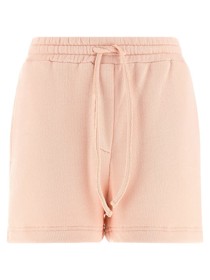 Dolce &amp; Gabbana Logo Patch Shorts Pink
