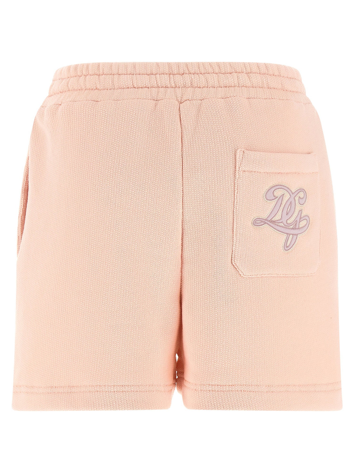 Dolce &amp; Gabbana Logo Patch Shorts Pink