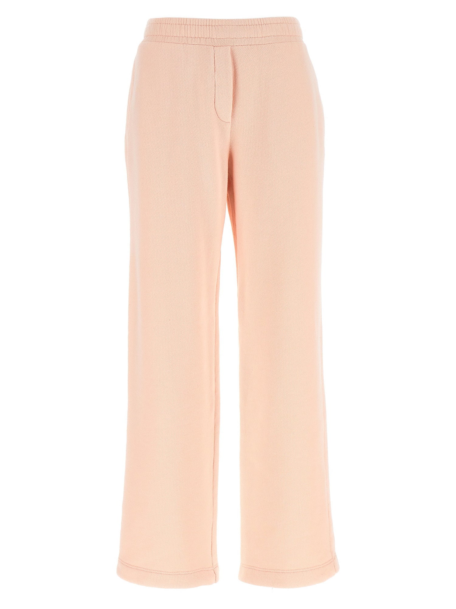 Dolce &amp; Gabbana Logo Embroidery Joggers Pink