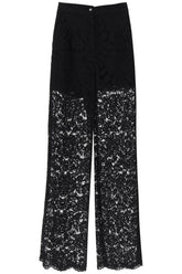 Dolce & Gabbana  flared cut lace pants black