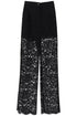 Dolce & Gabbana  flared cut lace pants black