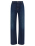 Dolce & Gabbana Stretched Pleated Trompe Loeil Jeans Blue