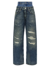 Dolce & Gabbana Double Layer Jeans Blue
