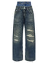 Dolce & Gabbana Double Layer Jeans Blue