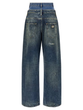 Dolce & Gabbana Double Layer Jeans Blue