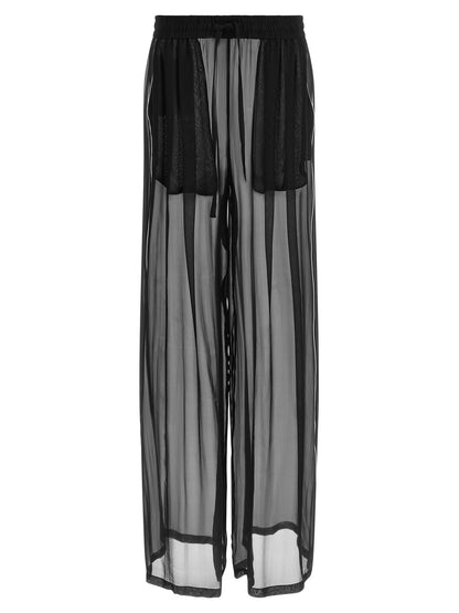 Dolce &amp; Gabbana Chiffon Pants Black
