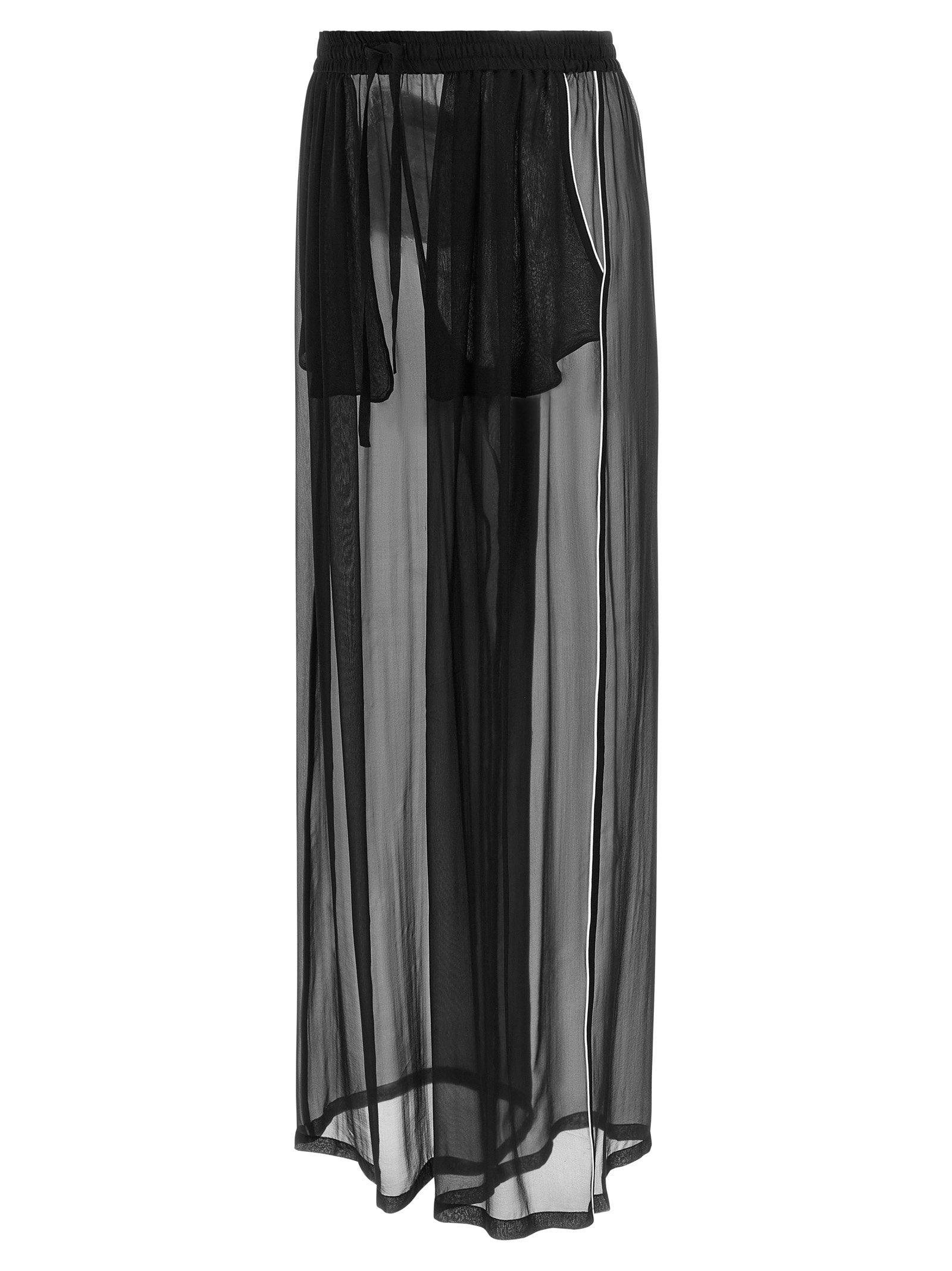 Dolce &amp; Gabbana Chiffon Pants Black