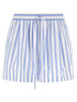 Dolce & Gabbana Striped Bermuda Shorts Light blue