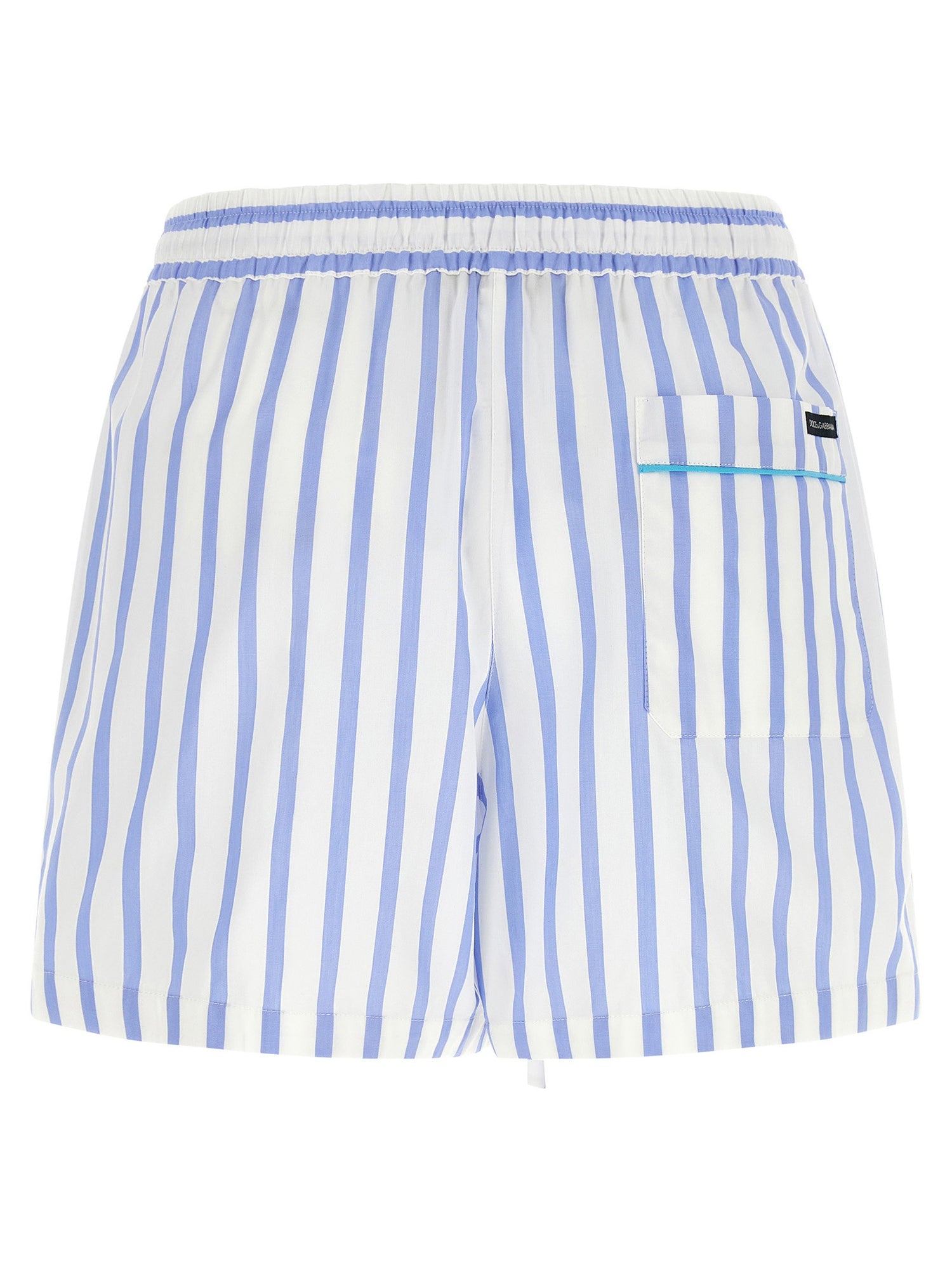Dolce &amp; Gabbana Striped Bermuda Shorts Light blue