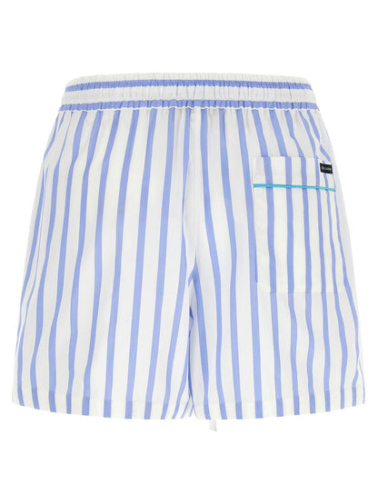 Dolce &amp; Gabbana Striped Bermuda Shorts Light blue