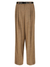 Dolce & Gabbana Tweed Effect Trousers Beige