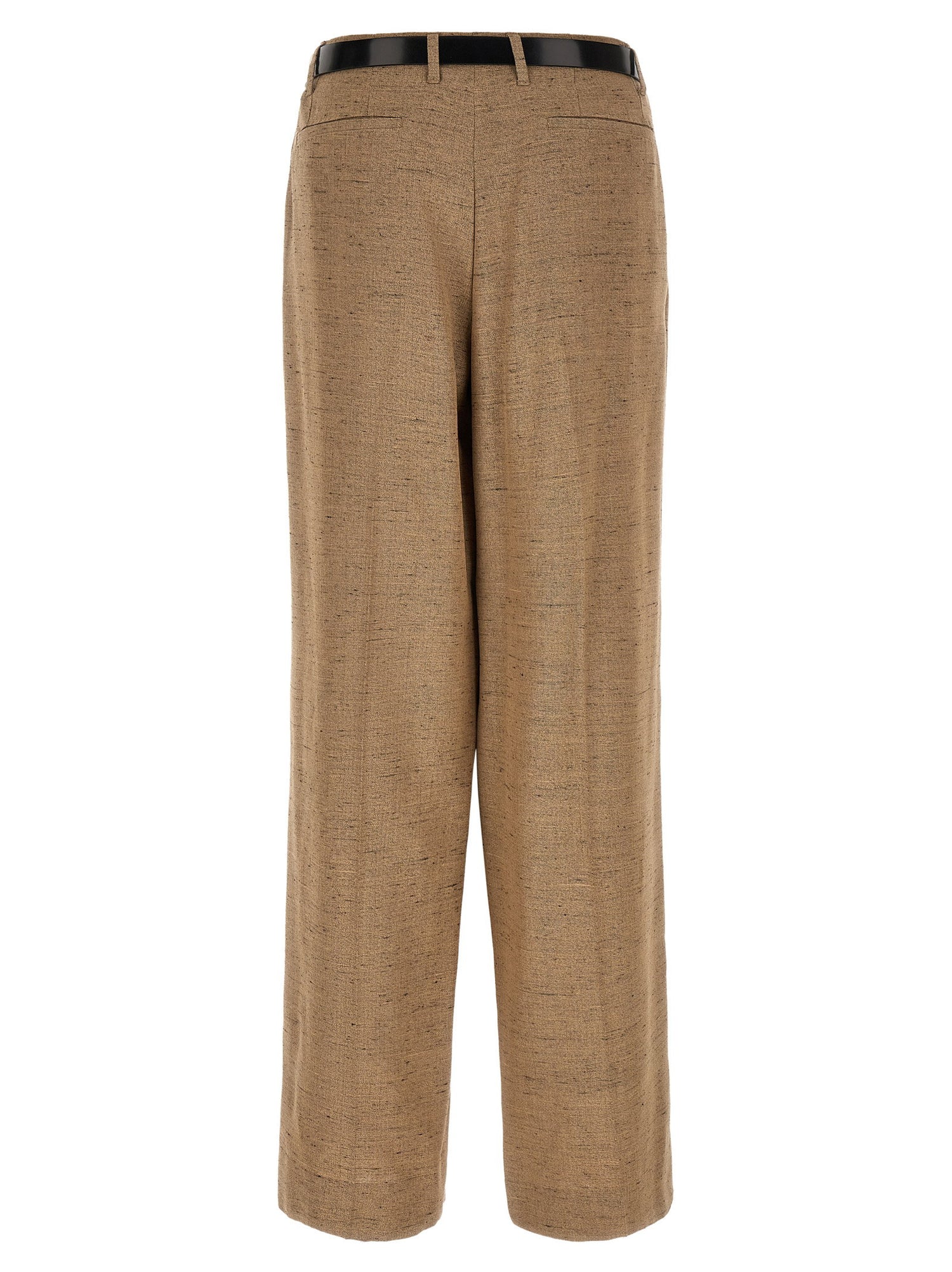 Dolce &amp; Gabbana Tweed Effect Trousers Beige