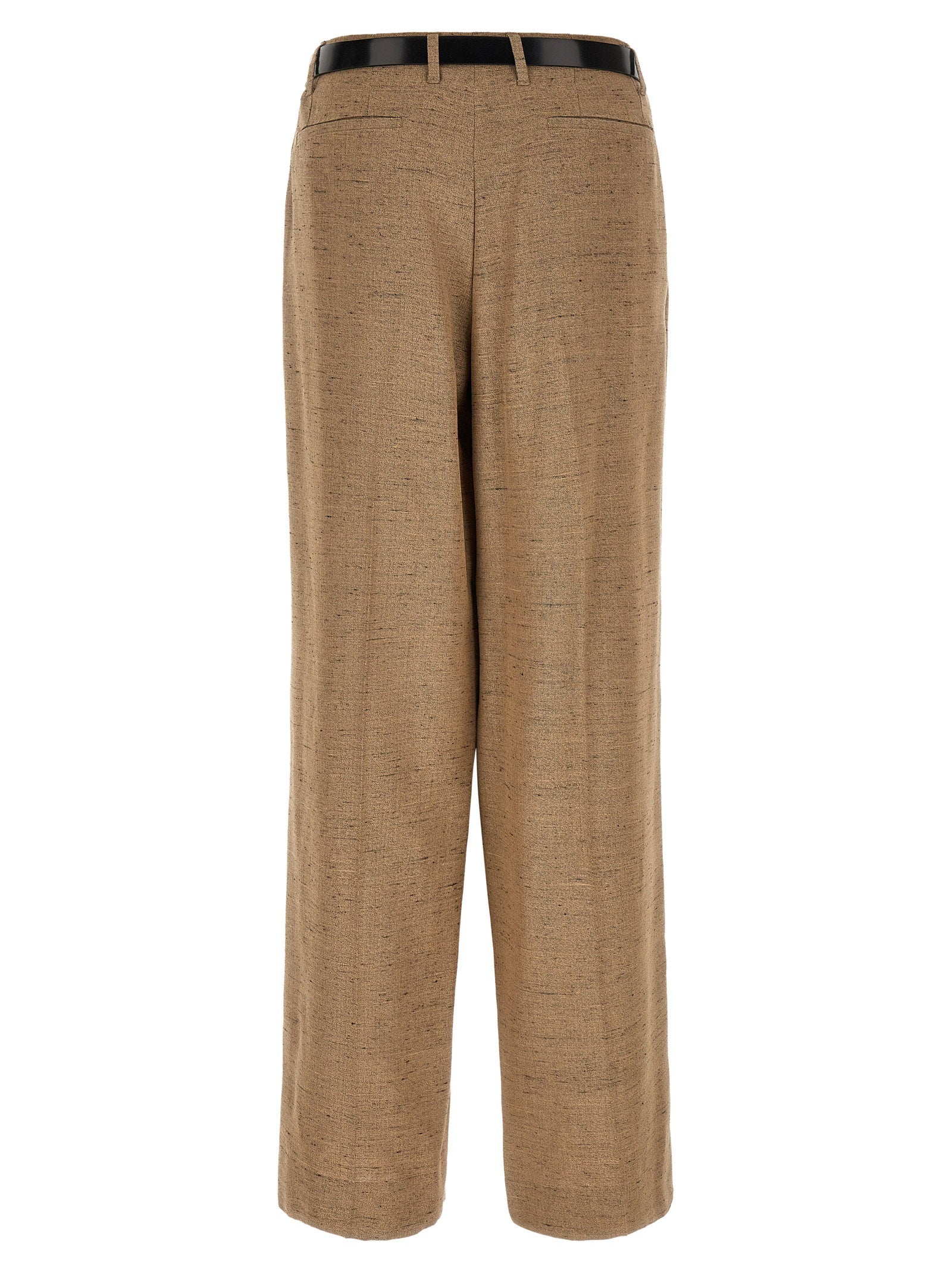 Dolce &amp; Gabbana Tweed Effect Trousers Beige