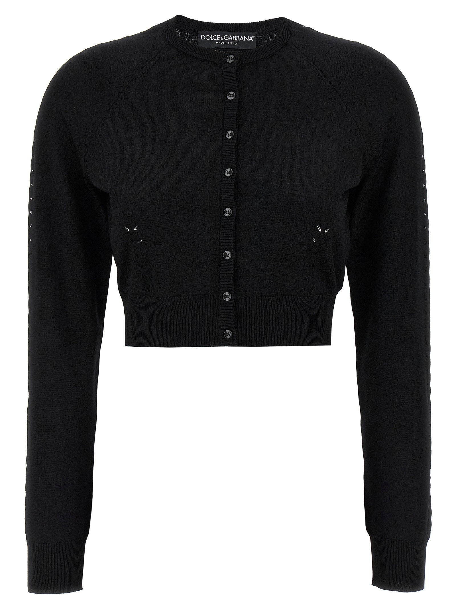 Dolce &amp; Gabbana Viscose Cardigan Black