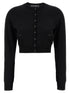 Dolce & Gabbana Viscose Cardigan Black