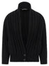 Dolce & Gabbana Coarse Wool Cardigan Black