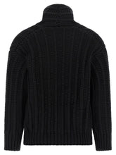 Dolce & Gabbana Coarse Wool Cardigan Black