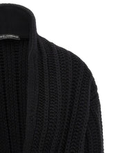 Dolce & Gabbana Coarse Wool Cardigan Black