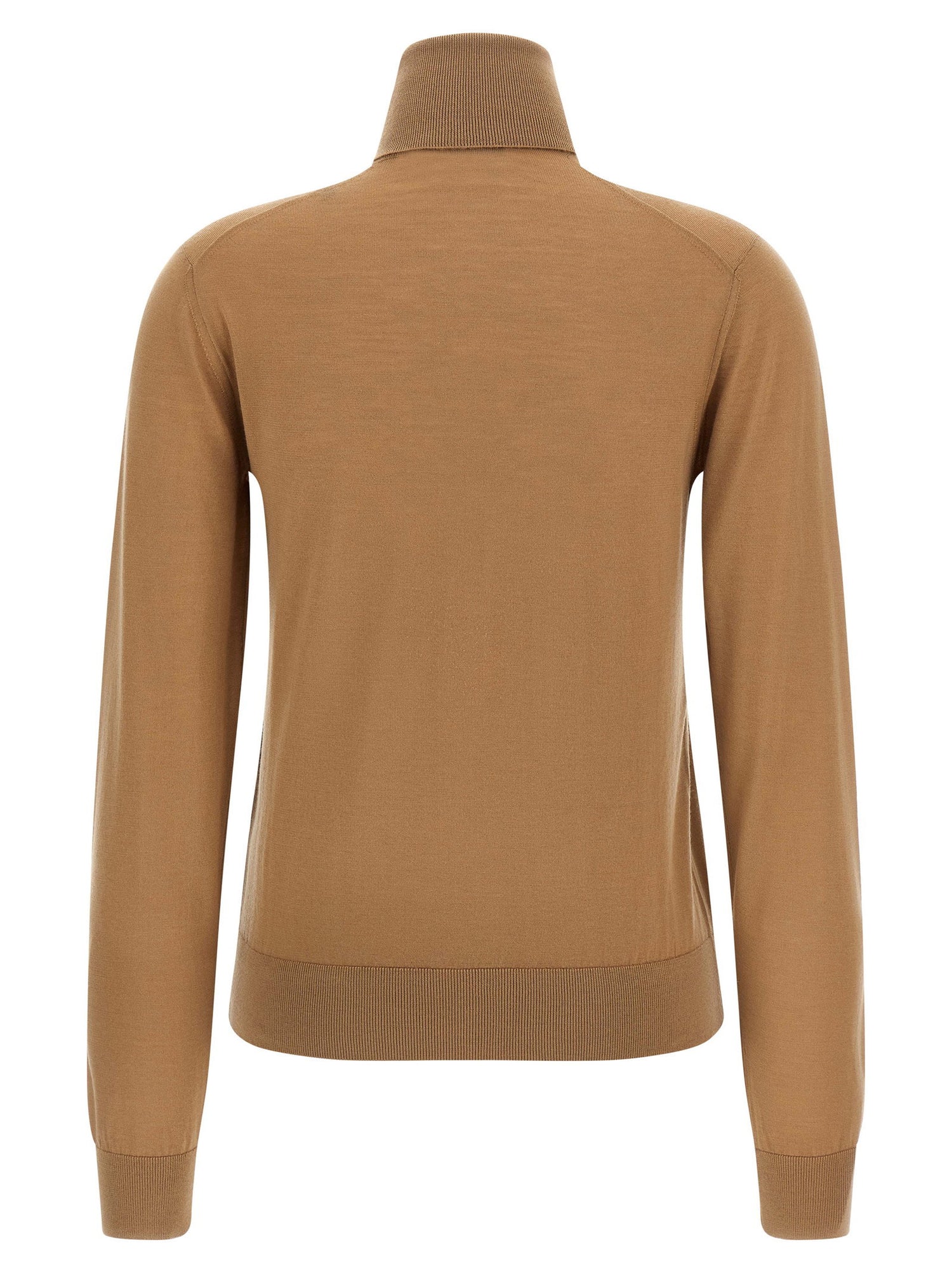 Dolce &amp; Gabbana Cashmere Turtleneck Sweater Beige