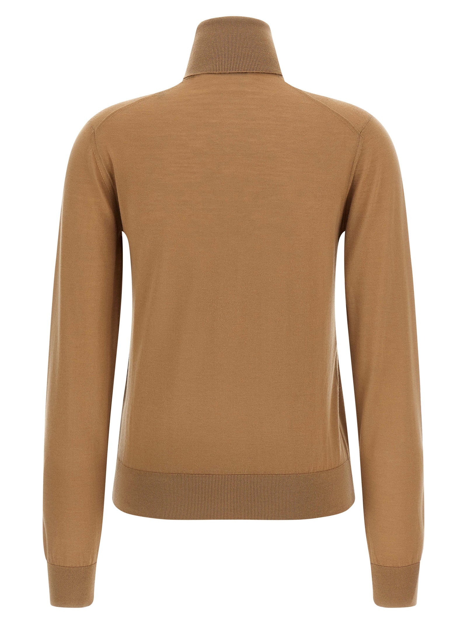 Dolce &amp; Gabbana Cashmere Turtleneck Sweater Beige