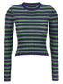 Dolce & Gabbana Striped Viscose Sweater Multicolor