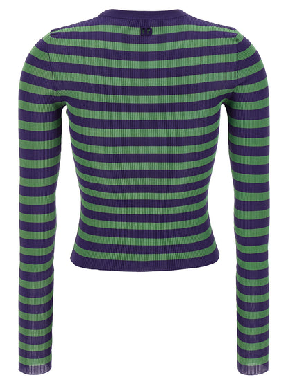 Dolce &amp; Gabbana Striped Viscose Sweater Multicolor