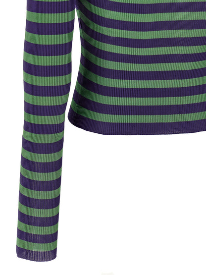 Dolce &amp; Gabbana Striped Viscose Sweater Multicolor