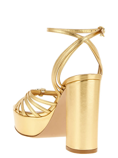 Gianvito Rossi Rita Sandals Gold