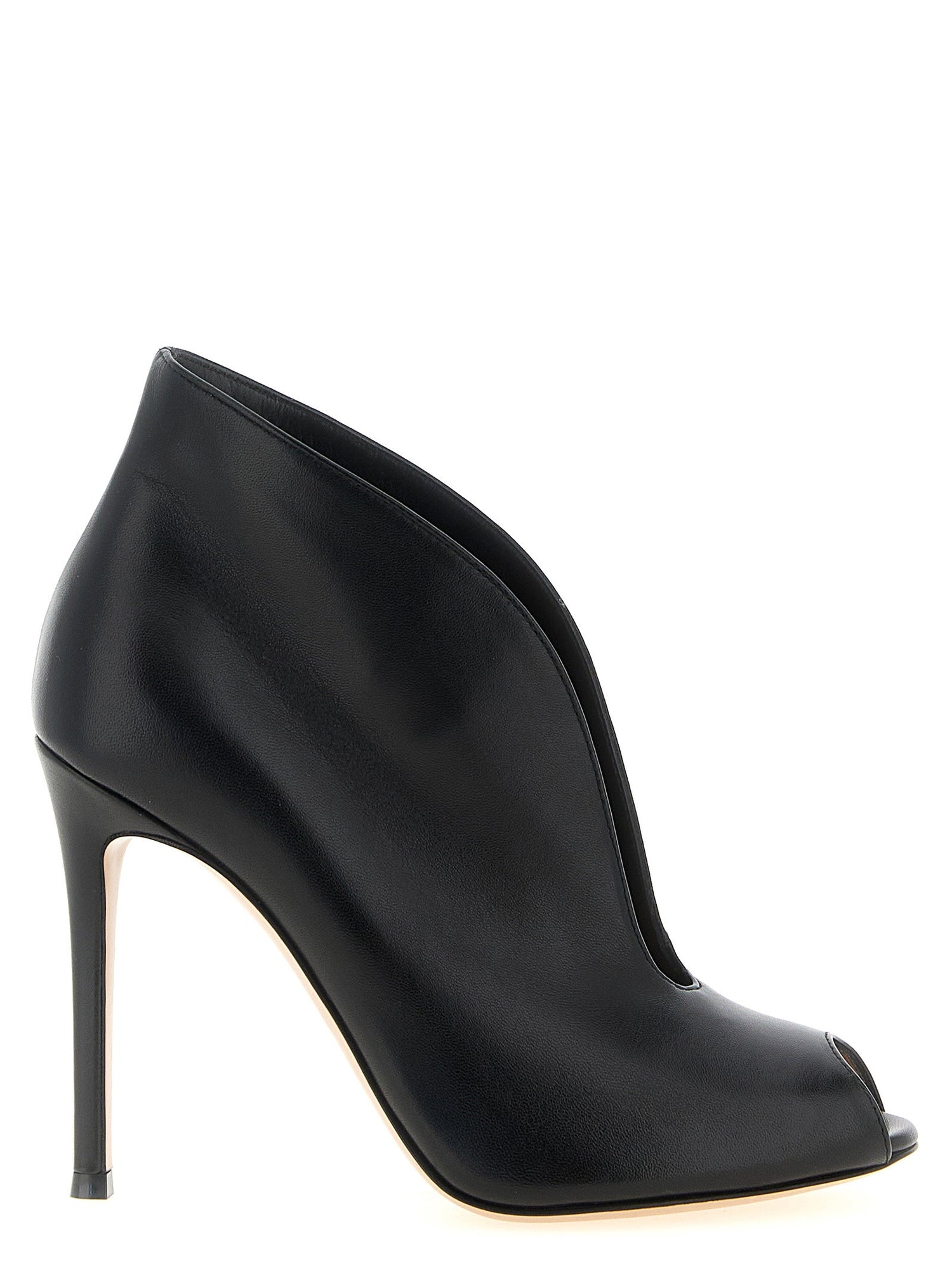 Gianvito Rossi Vamp Ankle Boots Black