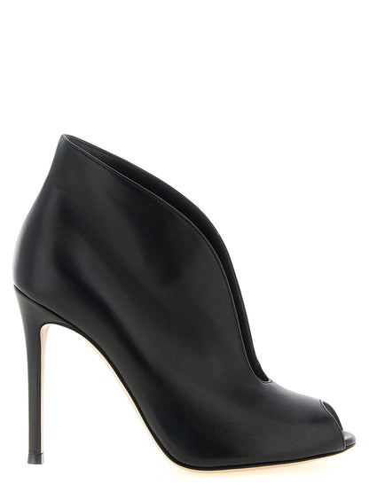 Gianvito Rossi Vamp Ankle Boots Black