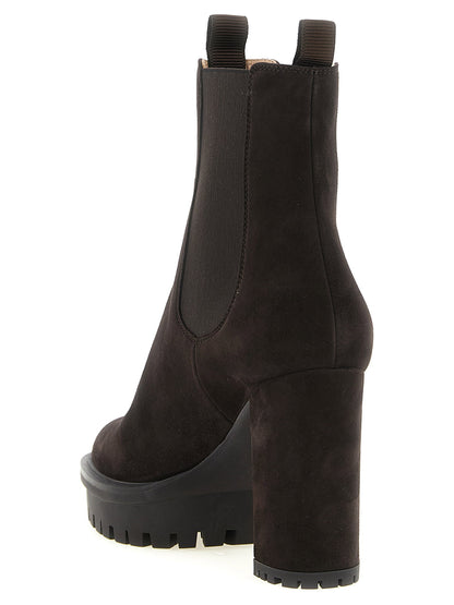 Gianvito Rossi Barry Ankle Boots Brown