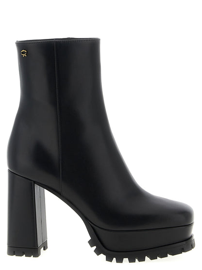 Gianvito Rossi Harlem Ankle Boots Black