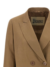 Herno Micro Sequin Blazer Beige