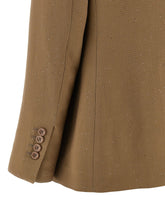 Herno Micro Sequin Blazer Beige