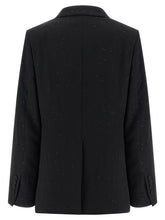 Herno Micro Sequin Blazer Black