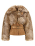 Elisabetta Franchi Bustier And Belted Jacket Brown