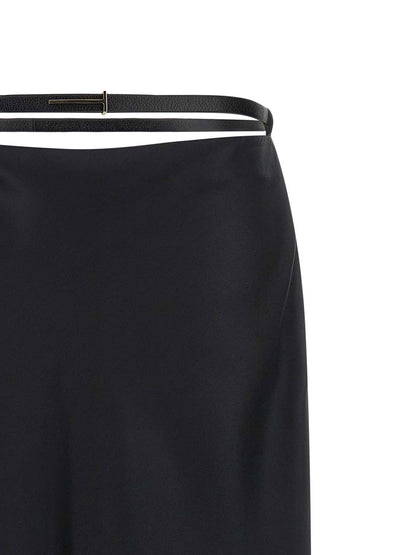 Tom Ford Skirt With Belt Black