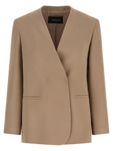 Fabiana Filippi Twill Blazer Beige
