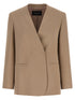 Fabiana Filippi Twill Blazer Beige