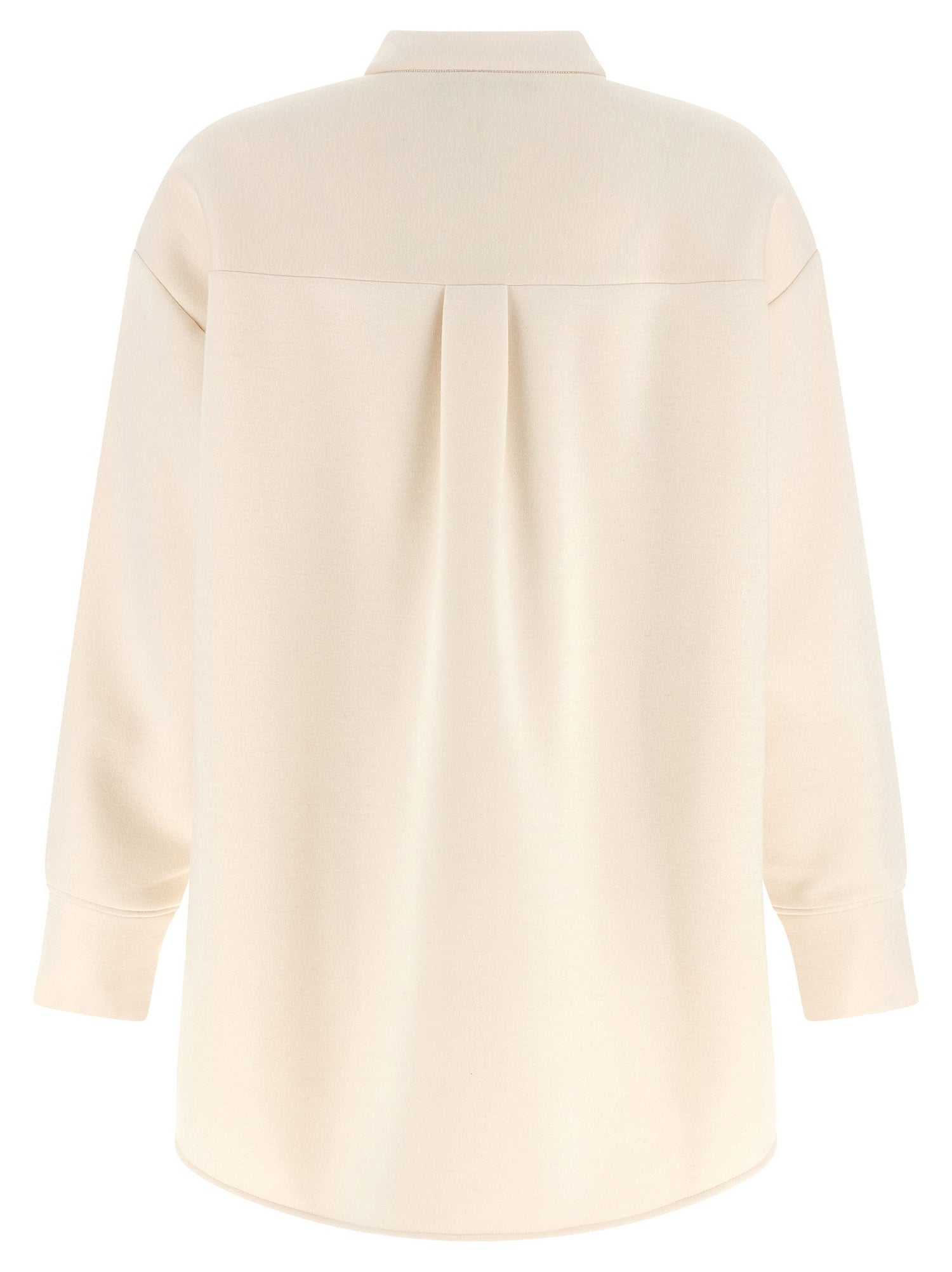 Fabiana Filippi Scuba Cashmere Shirt Beige