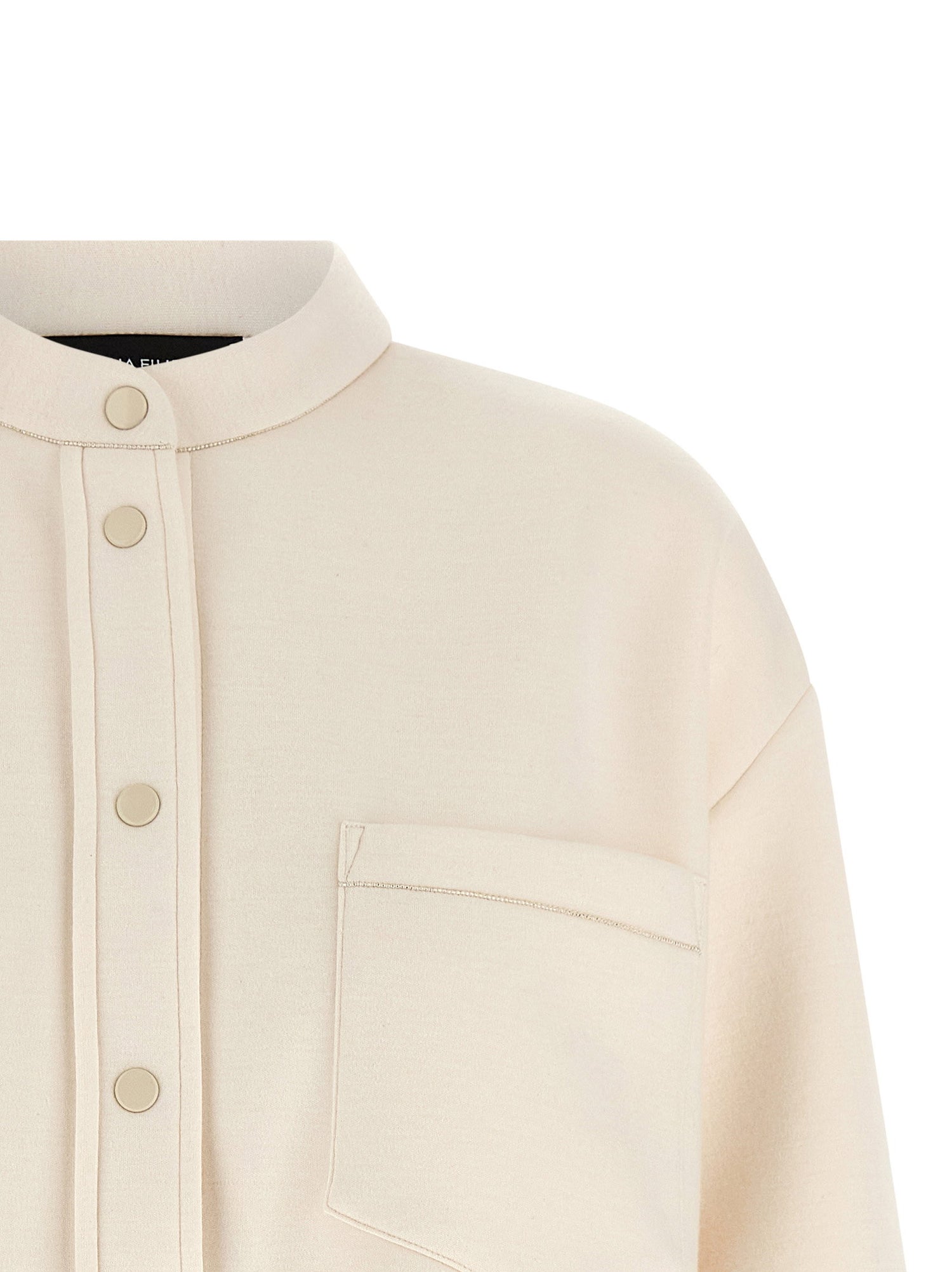 Fabiana Filippi Scuba Cashmere Shirt Beige